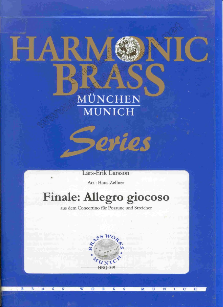 Finale: Allegro giocoso (aus dem 'Concertino fr Posaune und Streicher') - cliquer ici