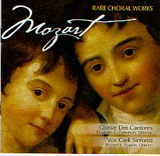 Mozart: Rare Choral Works - cliquer ici