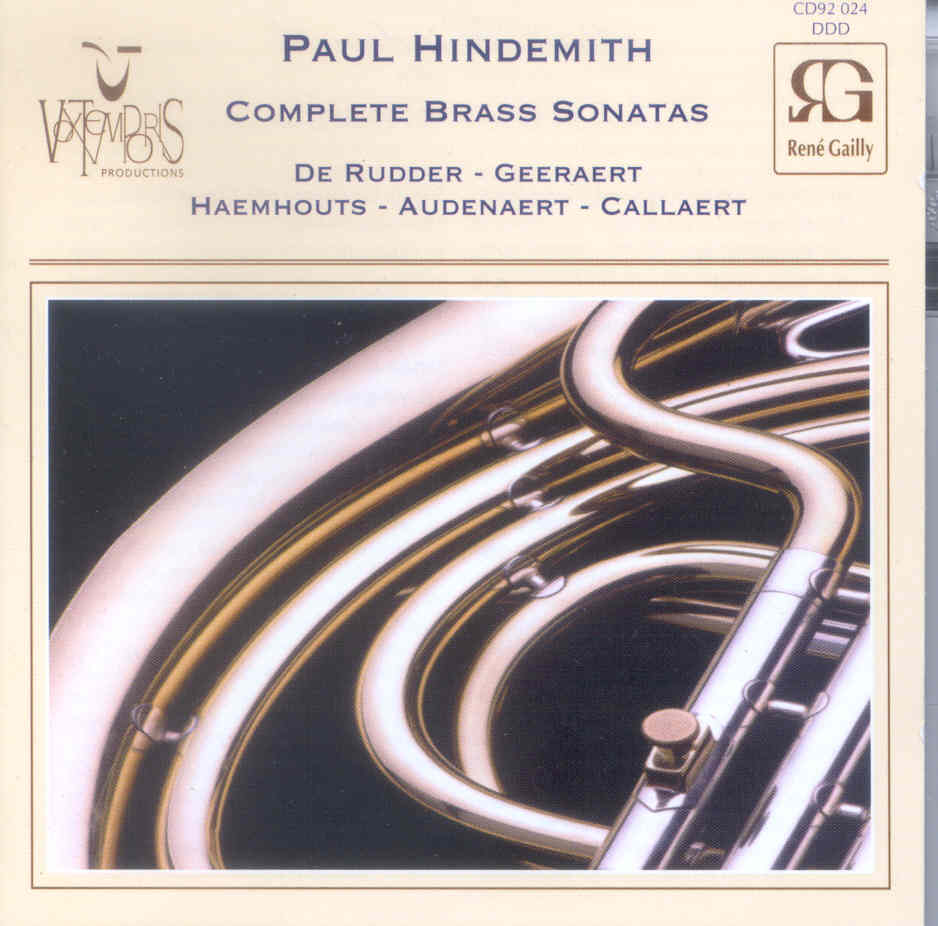 Paul Hindemith Complete Brass Sonatas - cliquer ici