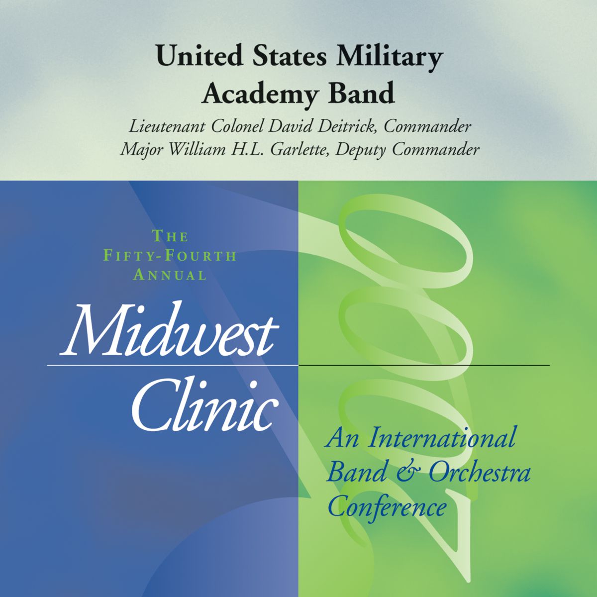 2000 Midwest Clinic: United States Military Academy Band - cliquer ici