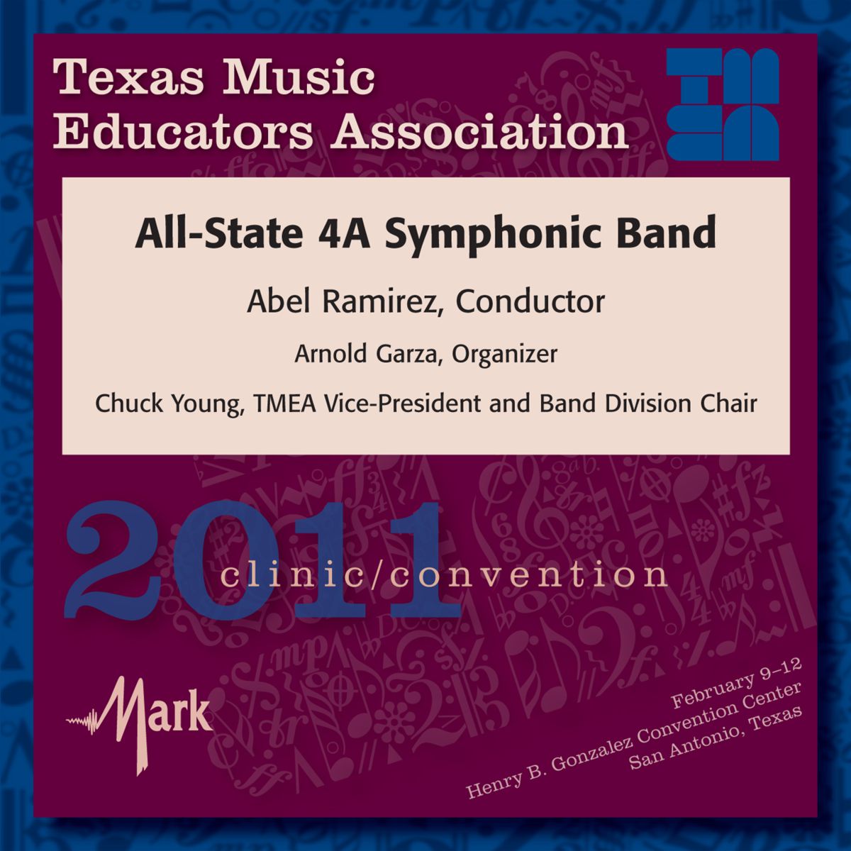 2011 Texas Music Educators Association: All-State 4A Symphonic Band - cliquer ici
