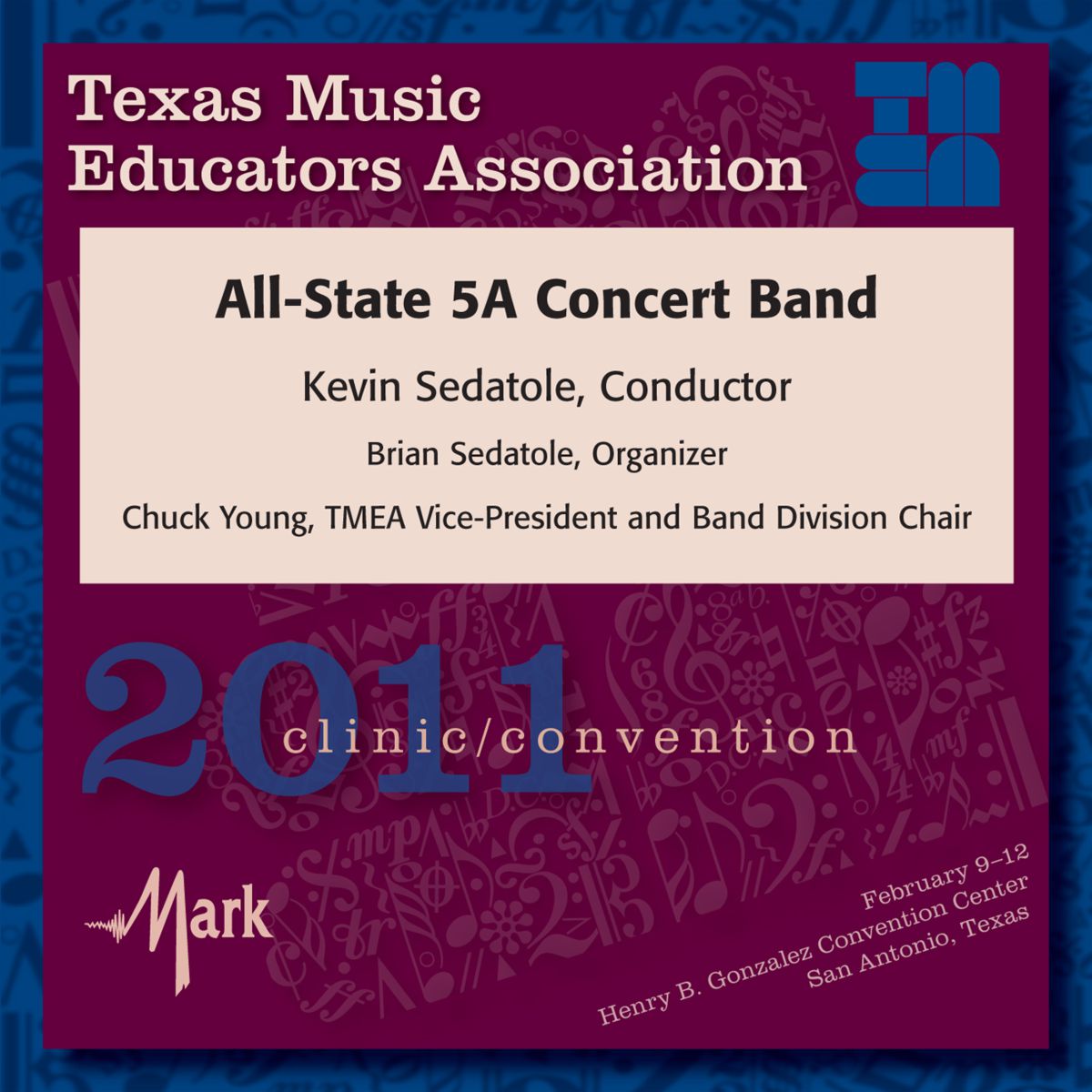 2011 Texas Music Educators Association: All-State 5A Concert Band - cliquer ici