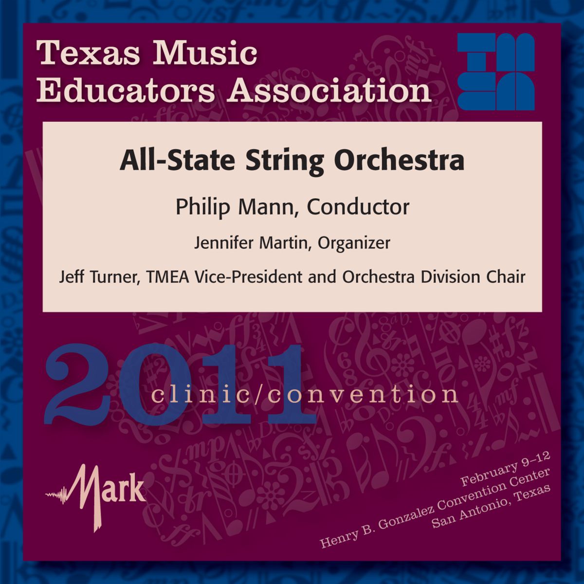 2011 Texas Music Educators Association: All-State String Orchestra - cliquer ici