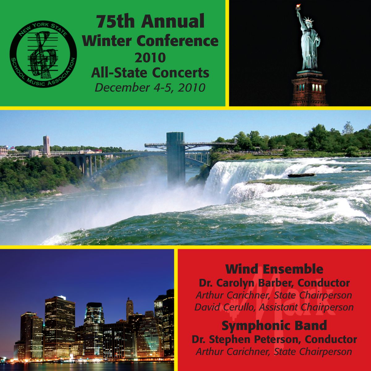 2010 New York State School Music Association: All-State Wind Ensemble and All-State Symphonic Band - cliquer ici