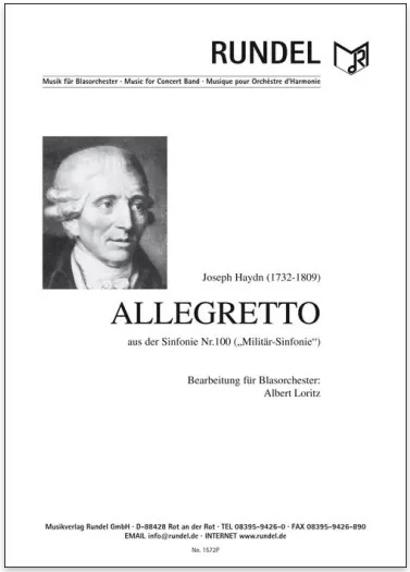Allegretto (2.Satz aus der Sinfonie #100 - Militr-Sinfonie) - cliquer ici