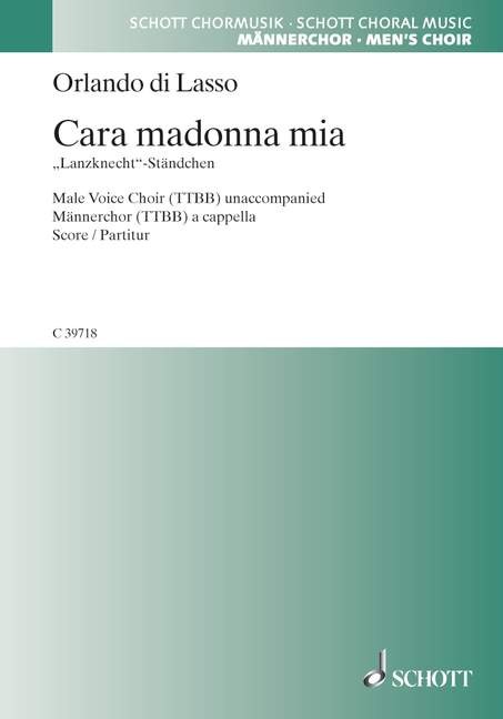 Cara madonna mia (Lanzknecht-Ständchen) - cliquer ici Cara madonna mia (Lanzknecht-Ständchen) - cliquer ici