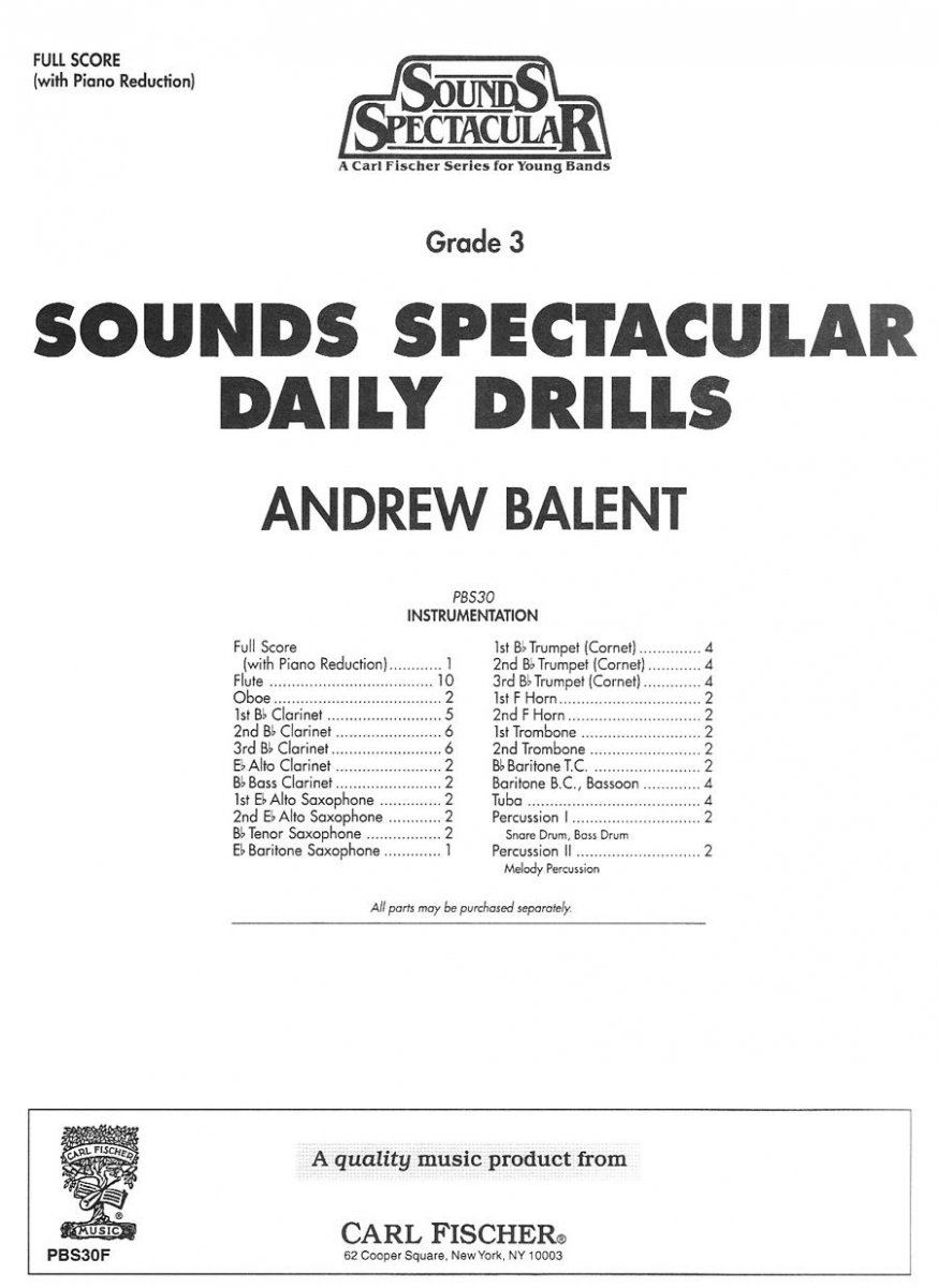 Sounds Spectacular Daily Drill - cliquer ici