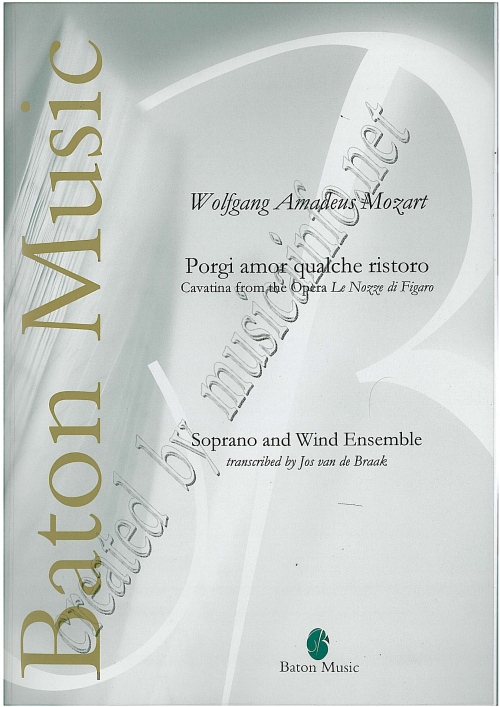 Porgi amor qualche ristoro (Cavatina from the Opera 'Le Nozze di Figaro') - cliquer ici Porgi amor qualche ristoro (Cavatina from the Opera 'Le Nozze di Figaro') - cliquer ici