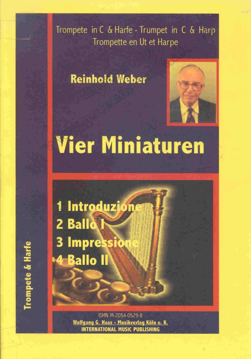 4 Miniaturen fr Trompete und Harfe - cliquer ici
