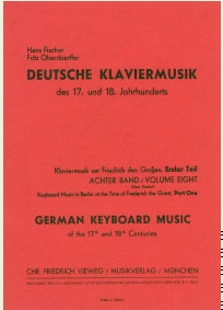 Klaviermusik um Friedrich den Grossen (I), C.Ph.E. Bach, Fasch, Graun, Kirnberger u.a. - cliquer ici