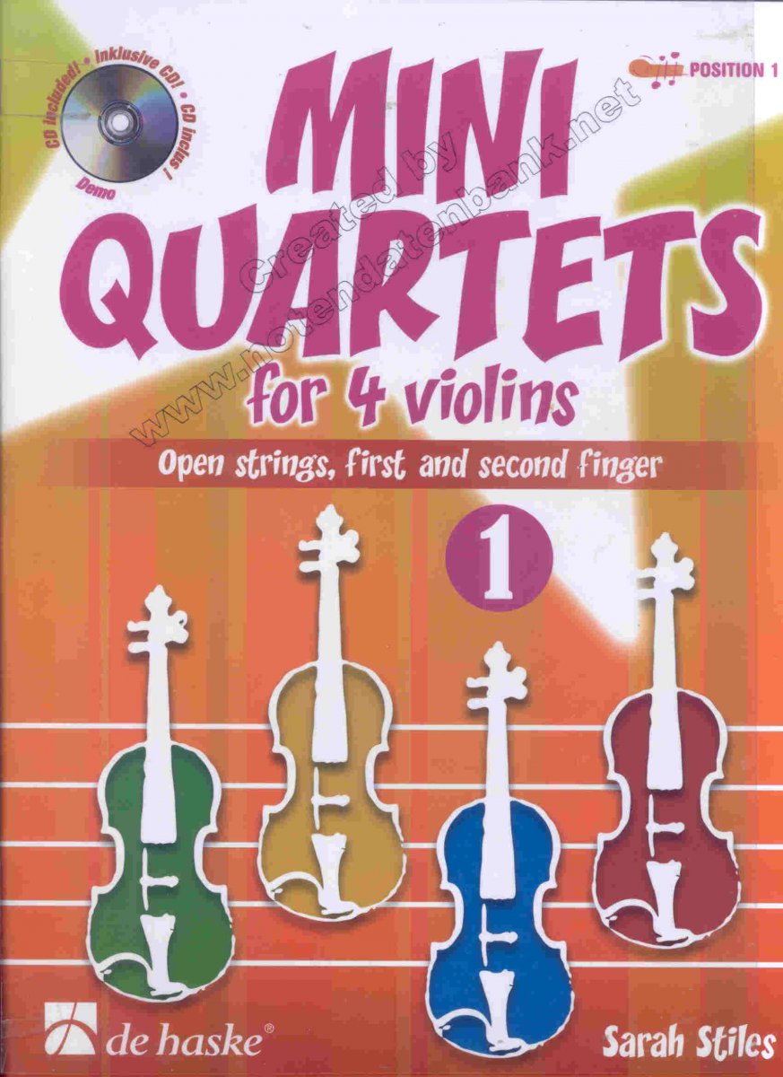 Mini Quartets for 4 Violins #1 - cliquer ici