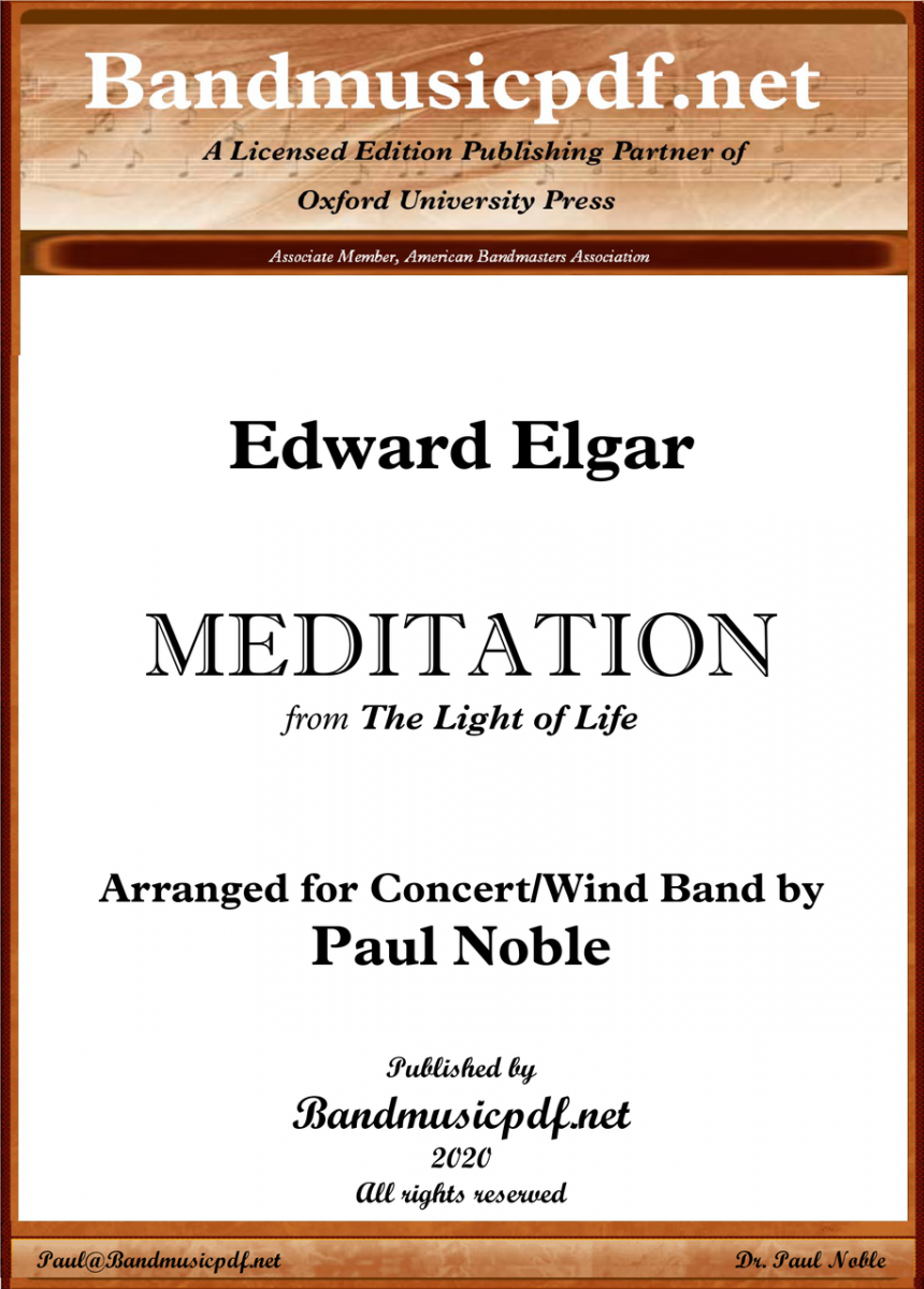 Meditation (from 'The Light of Life') - cliquer ici