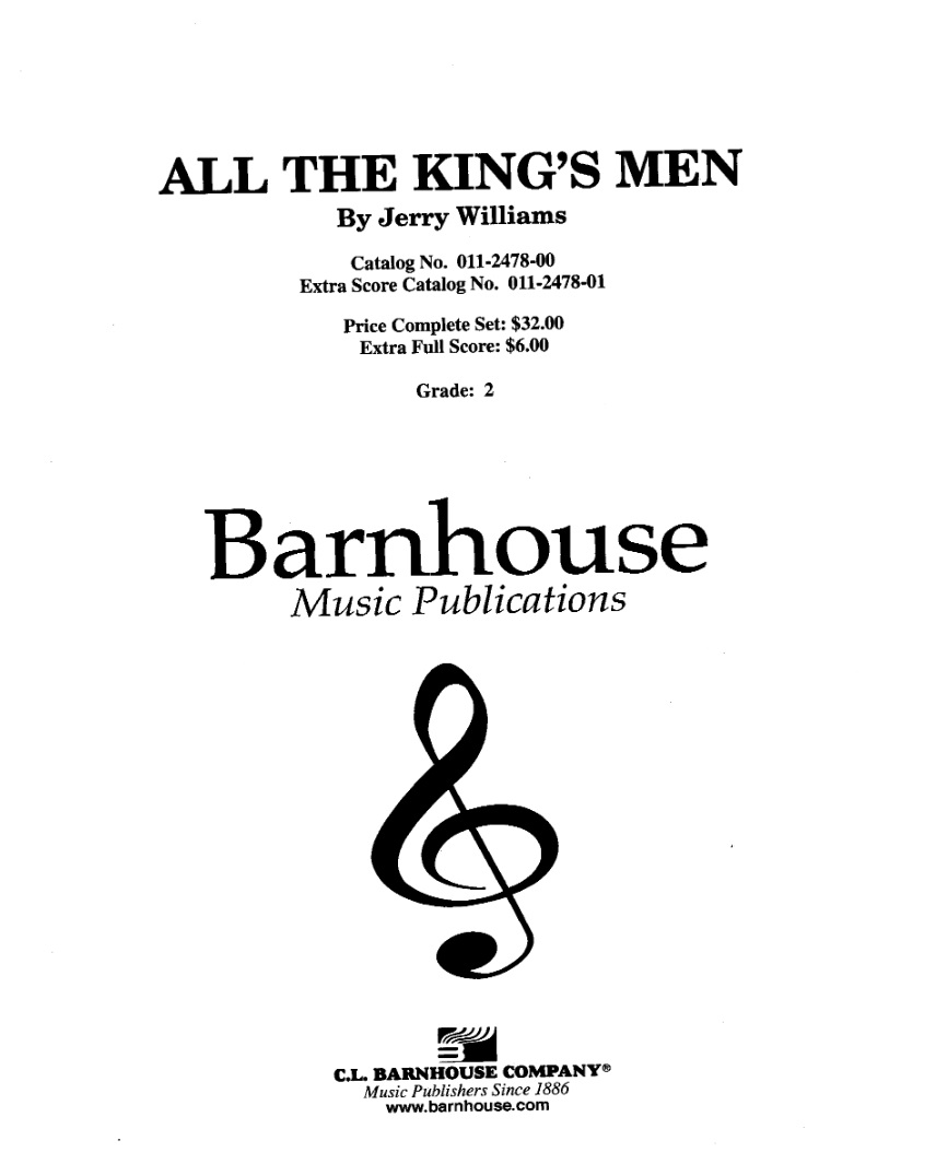 All The King's Men - cliquer ici