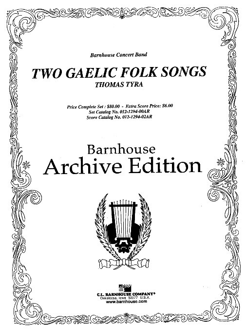 2 Gaelic Folk Songs (Two) - cliquer ici