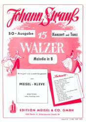 15 Walzer von Johann Strauss, B-Instr - cliquer ici