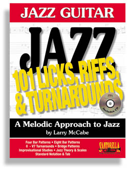 101 Jazz Guitar Licks, Riffs and Turnarounds with CD - cliquer ici