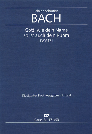 Gott, wie dein Name, so ist auch dein Ruhm - cliquer ici
