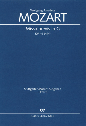 Missa brevis in G - cliquer ici