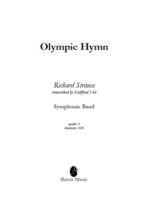 Olympic Hymn - cliquer ici