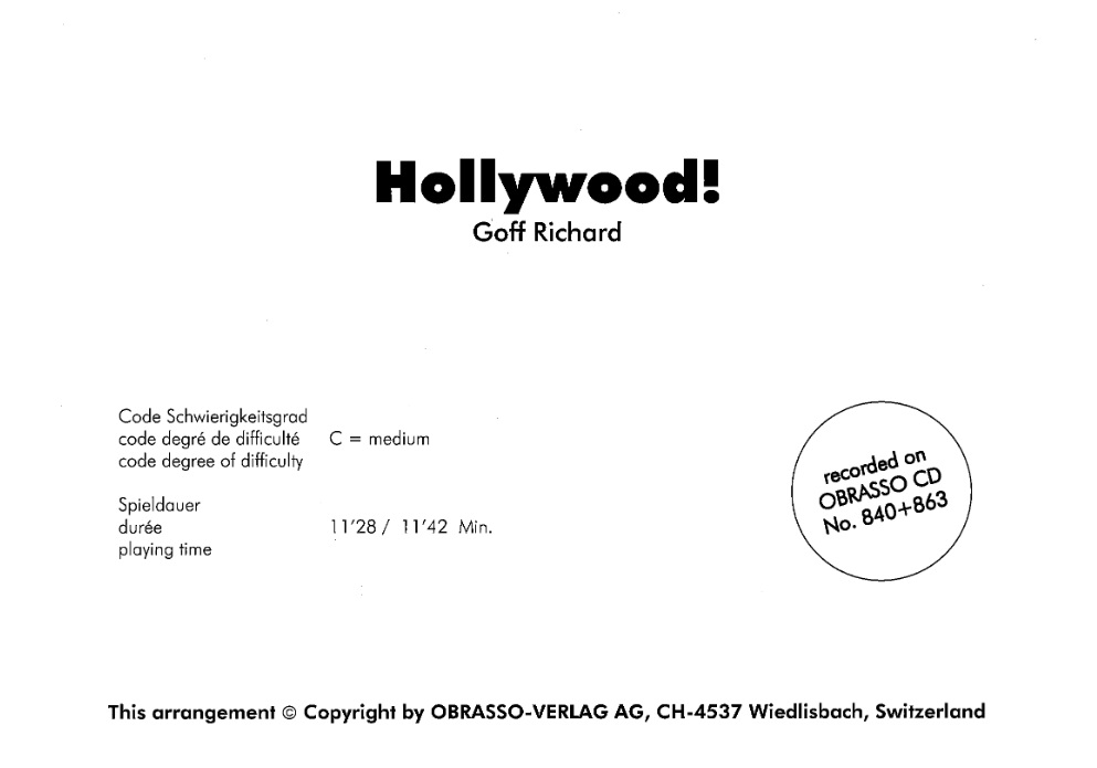 Hollywood - cliquer ici