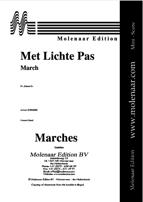 Met Lichte Pas (Mit leichtem Schritt) - cliquer ici
