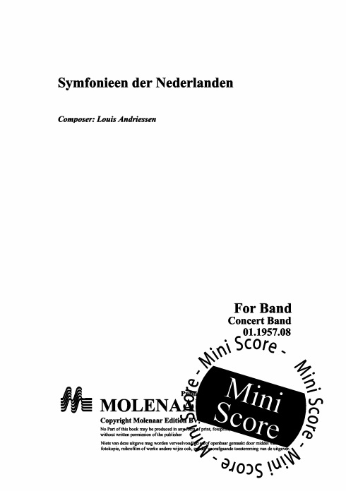 Symphonieen der Nederlanden - cliquer ici