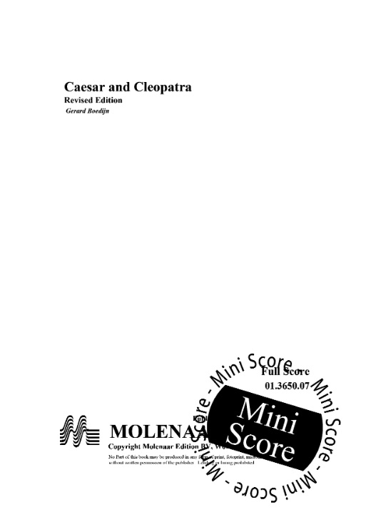 Caesar and Cleopatra (Revised Edition) - cliquer ici