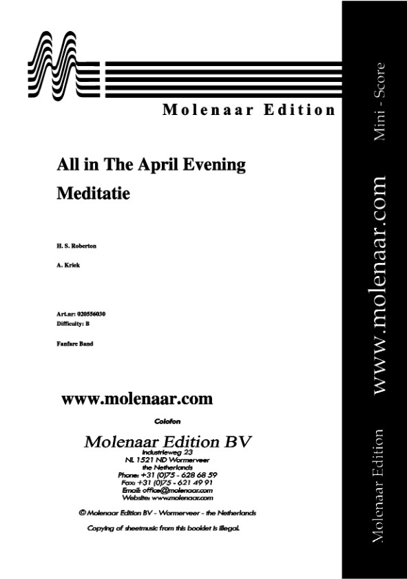 All in the April Evening - cliquer ici