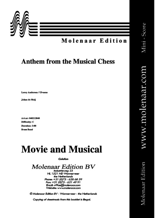 Anthem (from 'Chess') - cliquer ici