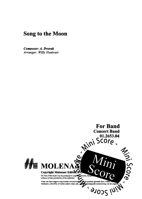 Song to the Moon (from 'Rusalka') - cliquer ici