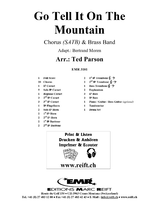 Go Tell It On The Mountain (Chorus) - cliquer ici