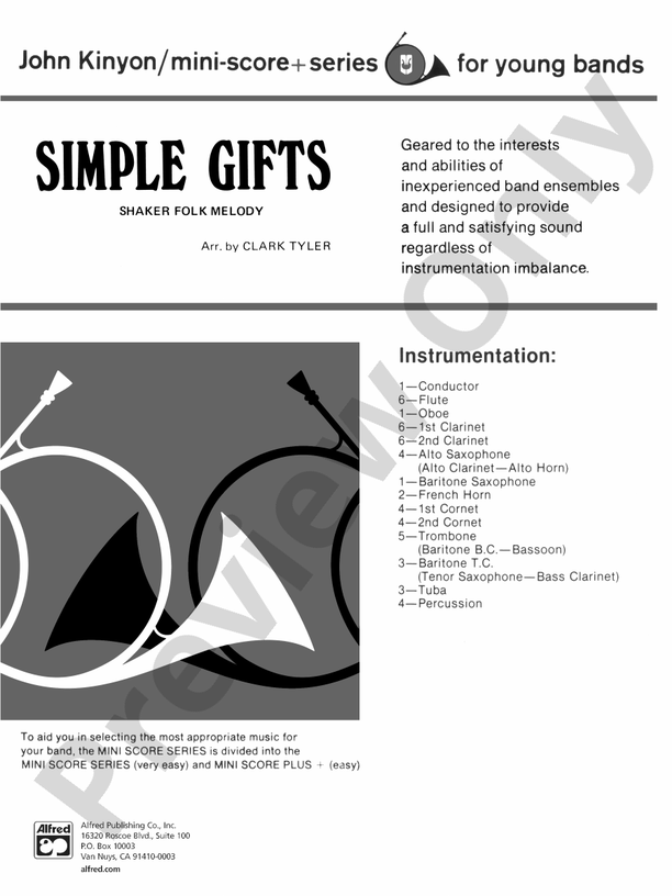 Simple Gifts - cliquer ici