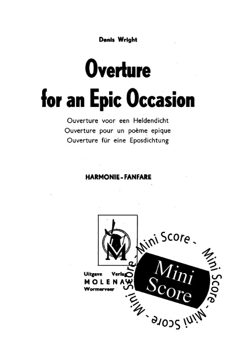 Overture for an Epic Occasion - cliquer ici