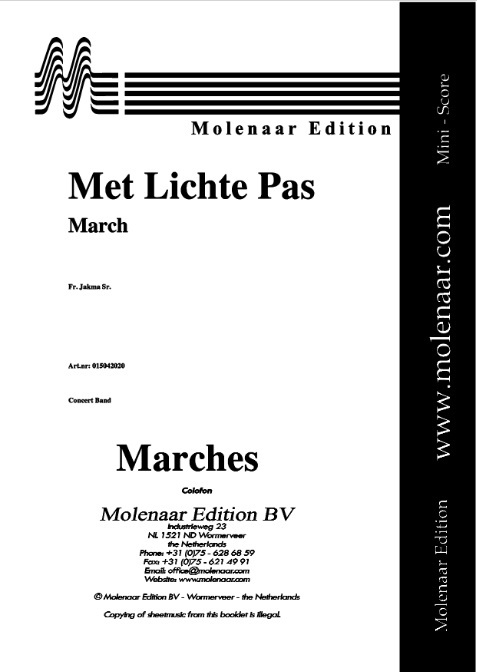 Met Lichte Pas (Mit leichtem Schritt) - cliquer ici