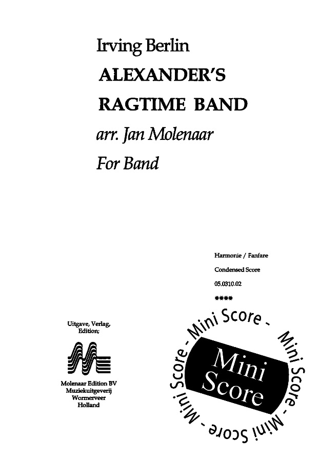 Alexander's Ragtime Band - cliquer ici