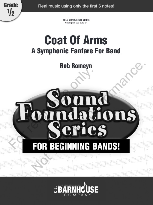 Coat Of Arms (A Symphonic Fanfare for Band) - cliquer ici