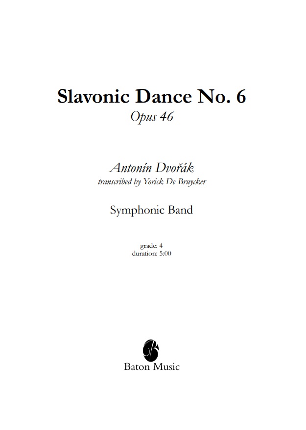 Slavonic Dance #6 - cliquer ici