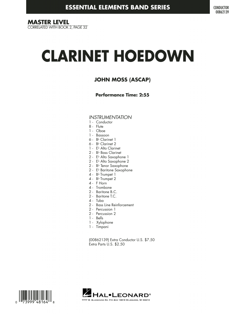 Clarinet Hoedown - cliquer ici