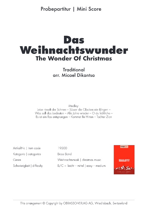 Weihnachtswunder, Das (The Wonder of Christmas) - cliquer ici