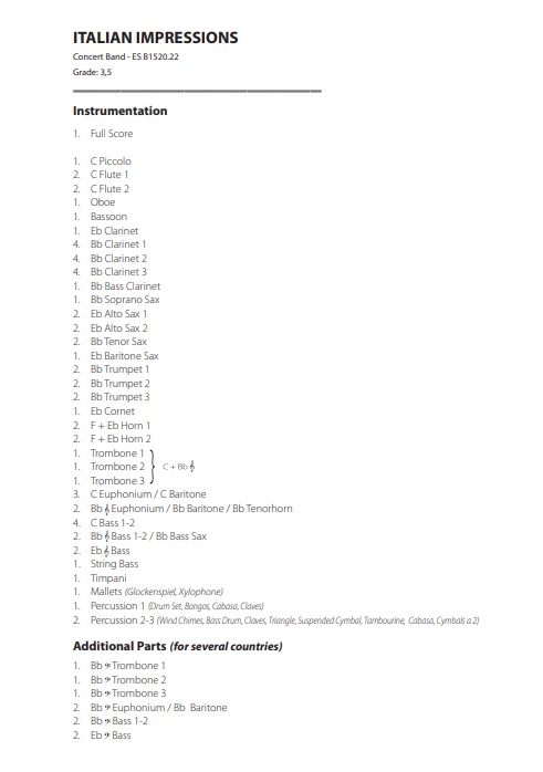 Italian Impressions - cliquer ici