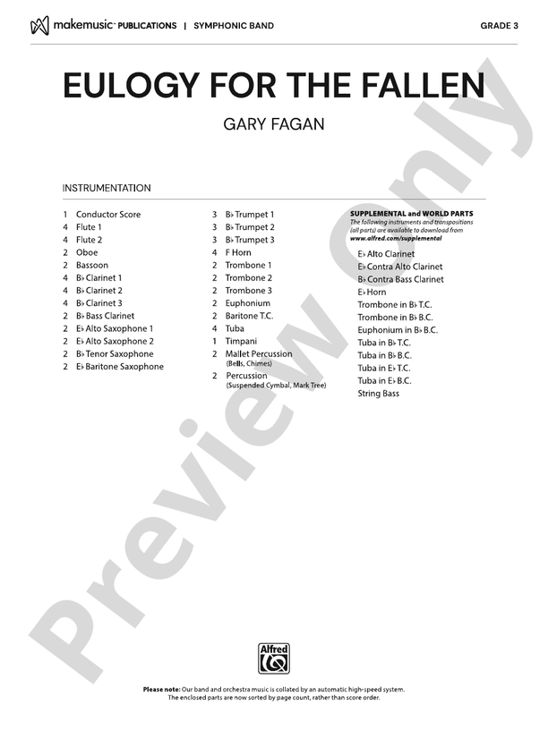 Eulogy for the Fallen - cliquer ici
