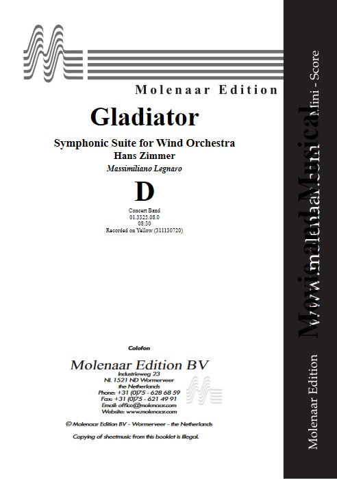 Gladiator (Symphonic Suite) - cliquer ici