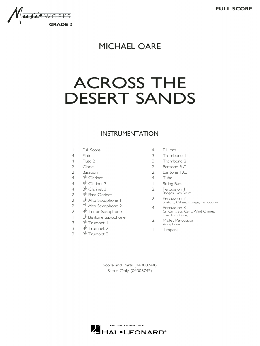 Across the Desert Sands - cliquer ici