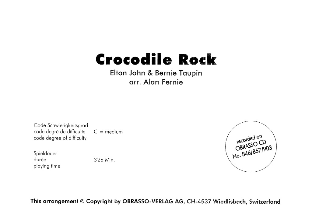 Crocodile Rock - cliquer ici