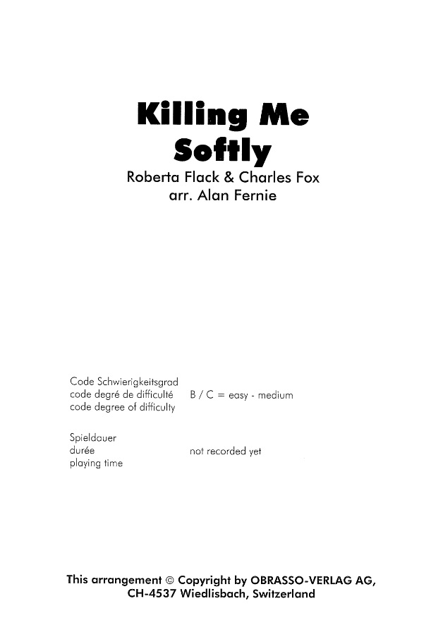 Killing me Softly - cliquer ici