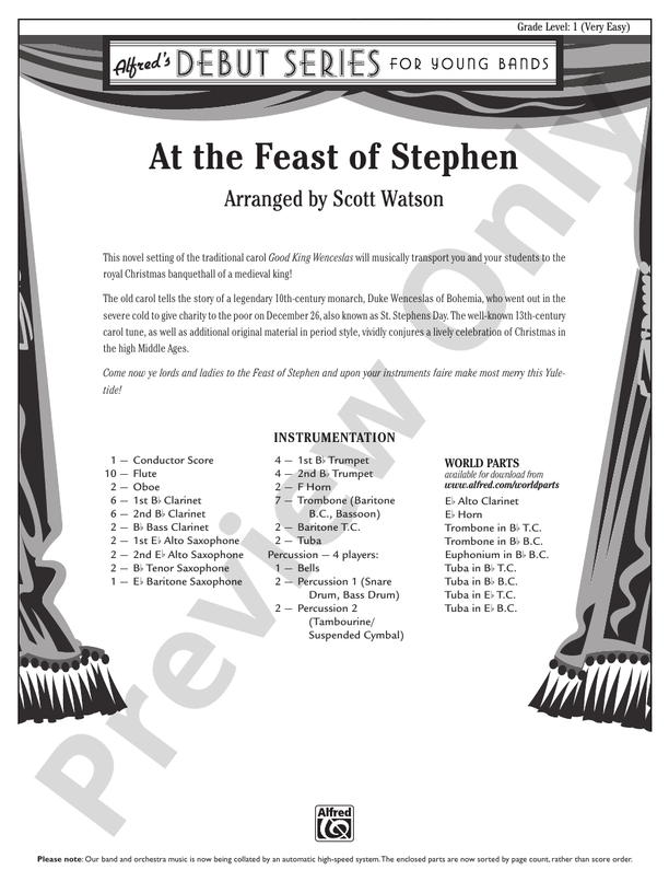 At the Feast of Stephen - cliquer ici