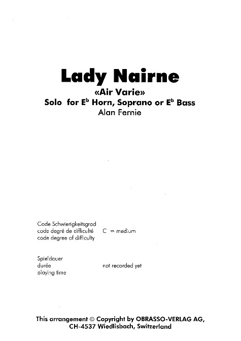 Lady Nairne (Air Varie) - cliquer ici