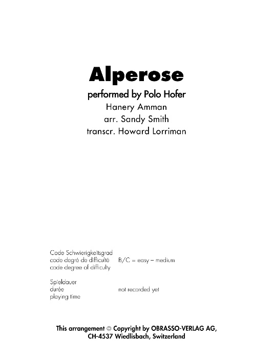 Alperose - cliquer ici