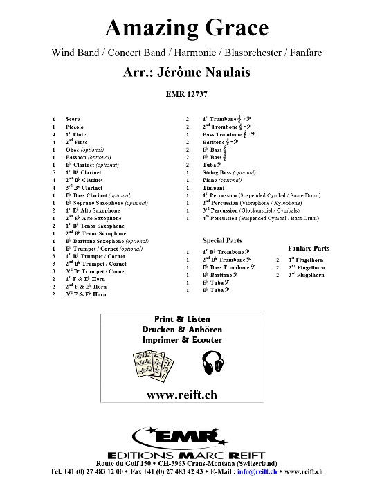 Amazing Grace - cliquer ici