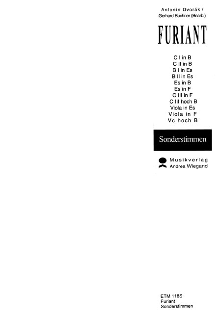 Furiant - Slawischer Tanz #8 aus Op.46 - cliquer ici